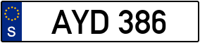 Truck License Plate